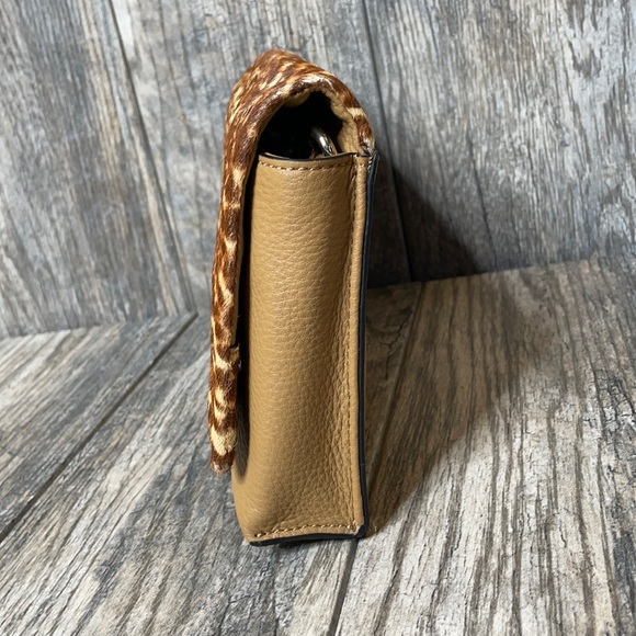 Vince Camuto Kimi clutch leather purse leopard - Picture 5 of 16